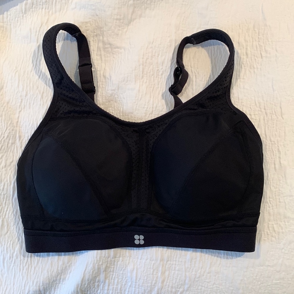 Sweaty Betty high-impact sports bra with adjustable straps - black, 32E